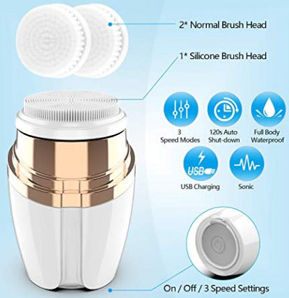 Facial Cleaning Brush Silicone Cleanser My Store