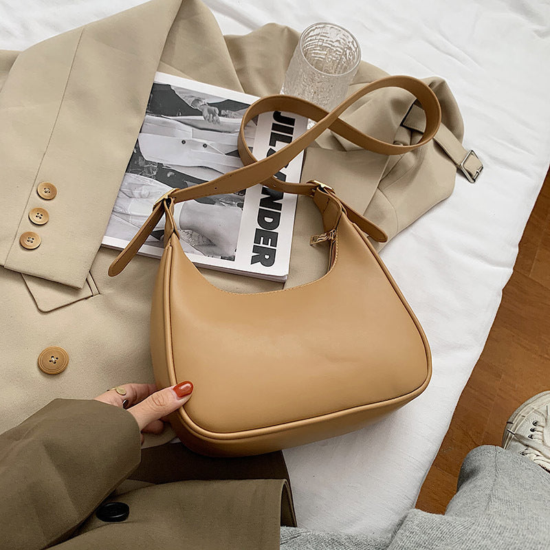 Retro Handbags Underarm Handbags Simple Fashion Handbags Shoulder Messenger Dumpling Bag My Store