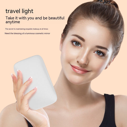 Portable Led Make-up Mirror Luminous Mirror Double-sided With Light Led Make-up Mirror With Light My Store