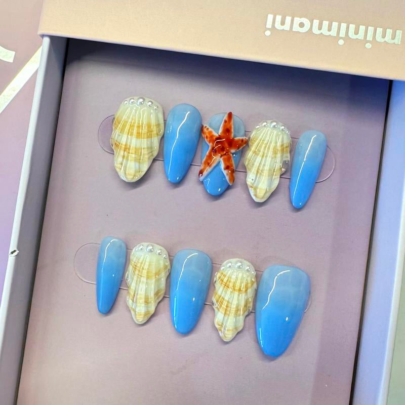Minimani Spring Collections 10PCS Handmade Press on Nails Wedding Nails Reusablegel/Acrylic 2025 New Arrival
