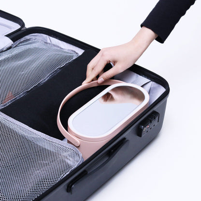 Creative Mini Muid Portable Make-Up Box Led Rechargeable Make-Up Mirror Night Light Travel Make-Up Desktop Make-Up Mirror My Store