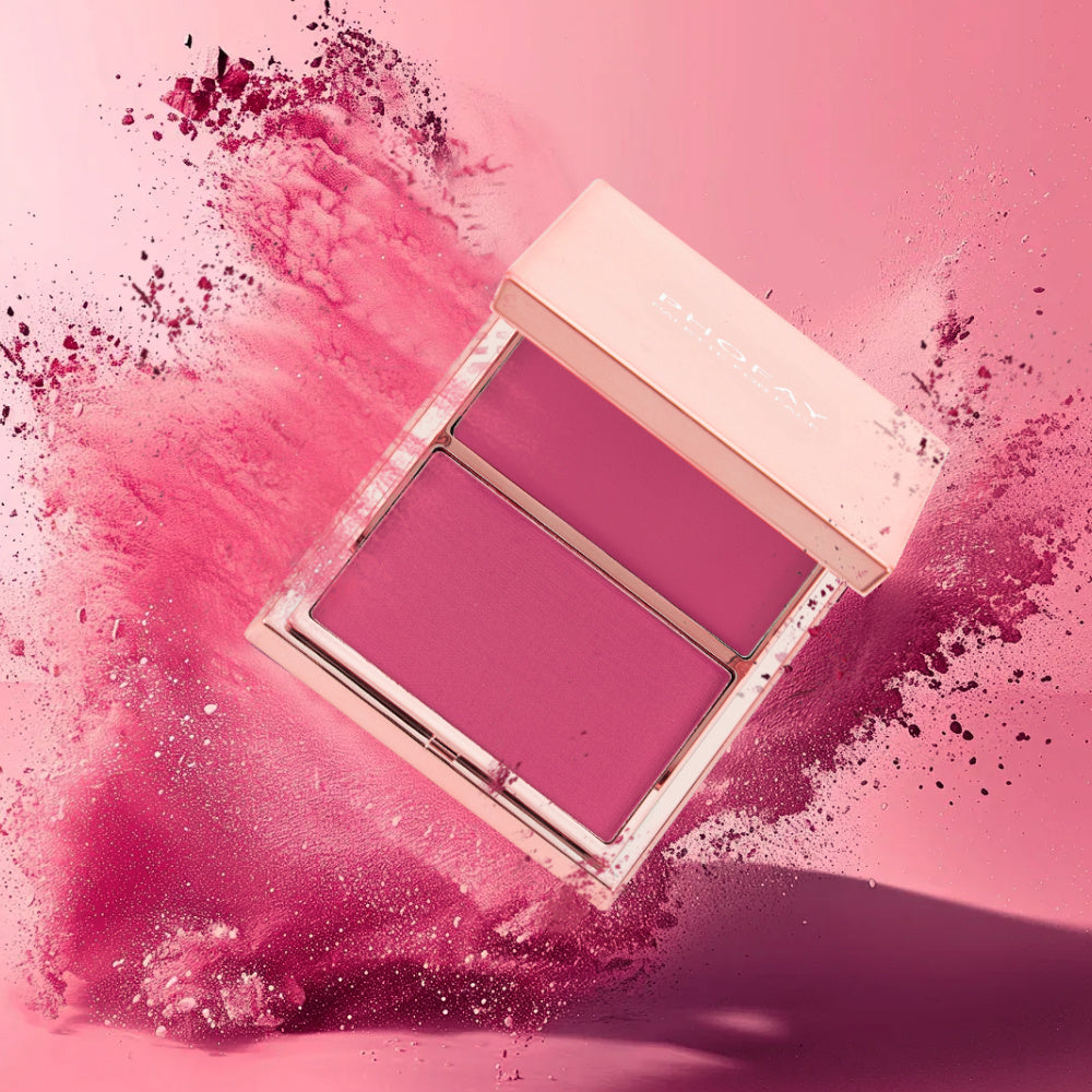 PHOFAY Double-Take Cream & Powder Blush Duo My Store
