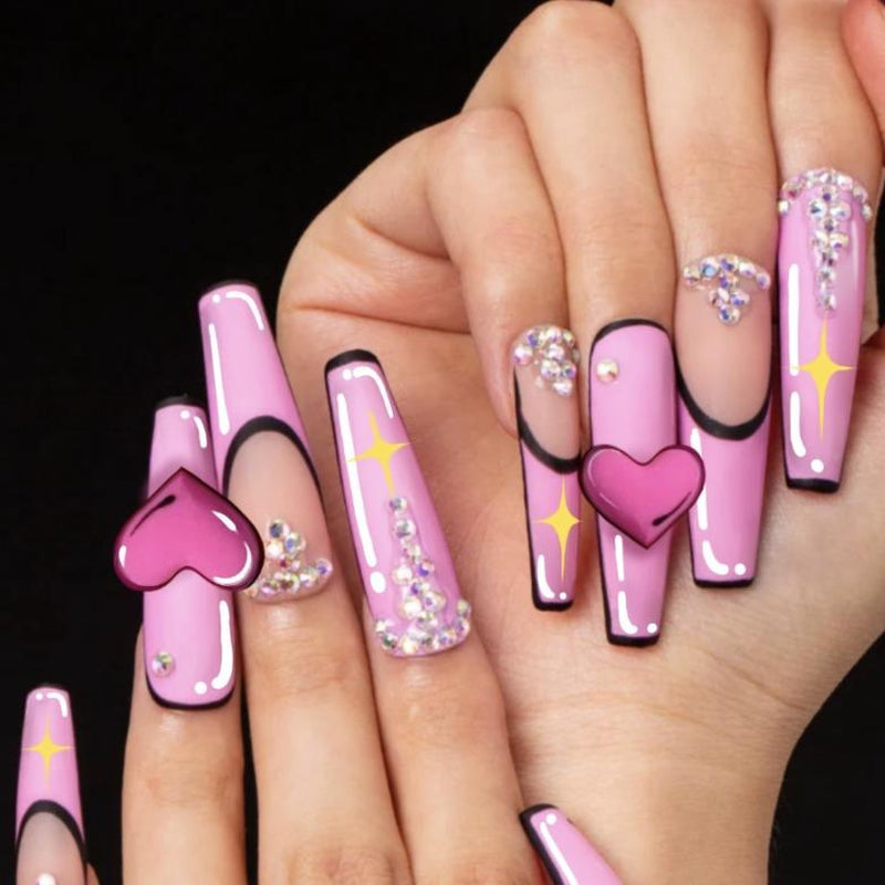 Minimani Spring Collections 10PCS Handmade Press on Nails Wedding Nails Reusablegel/Acrylic 2025 New Arrival