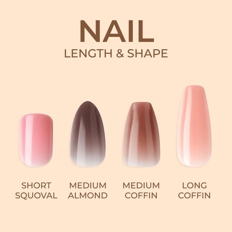 KISS Bare-But-Better Press-On Nails - Chemistry