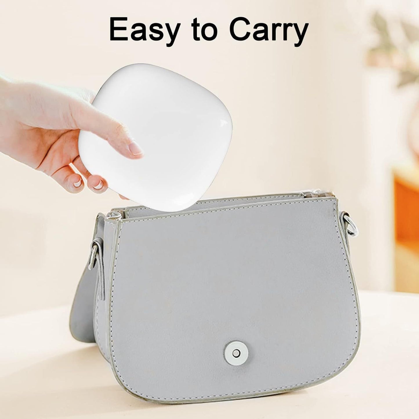 Handheld Led Make-up Mirror Foldable And Portable Portable Makeup Mirror My Store