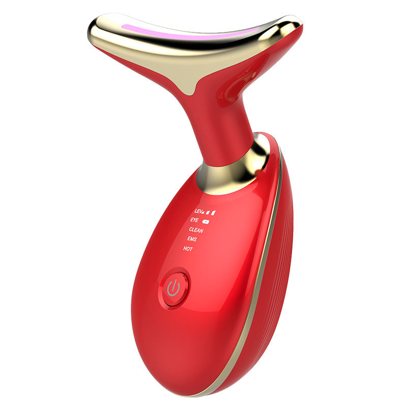 EMS Thermal Neck Lifting And Tighten Massager Electric Microcurrent Wrinkle Remover My Store