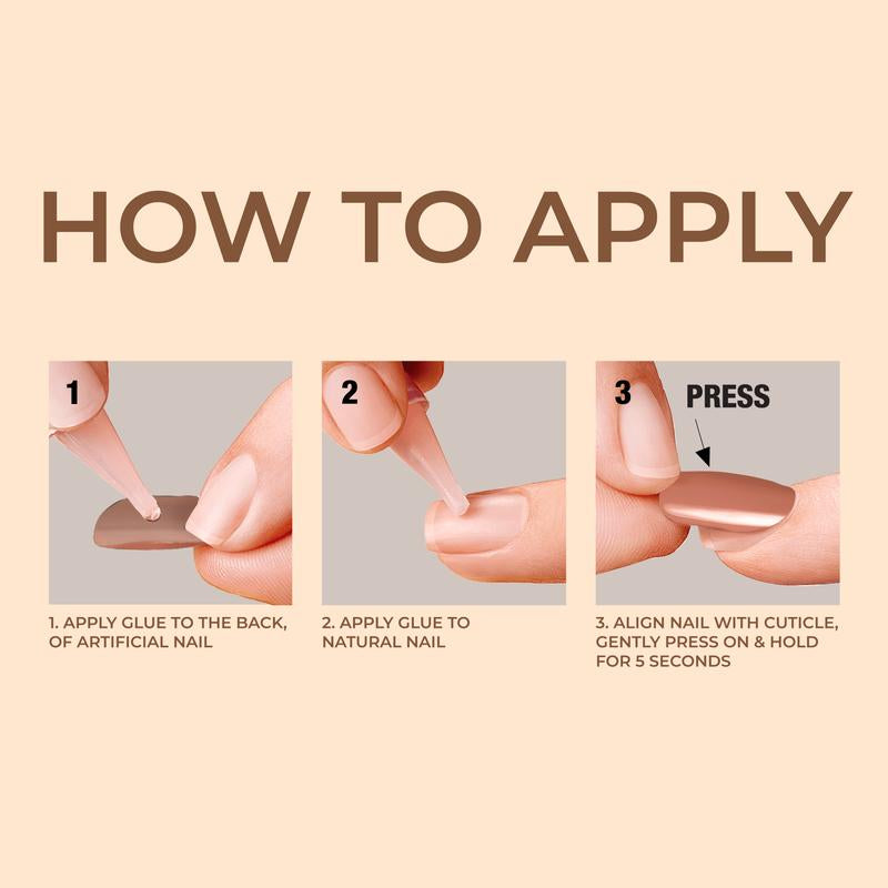 KISS Bare-But-Better Press-On Nails - Chemistry