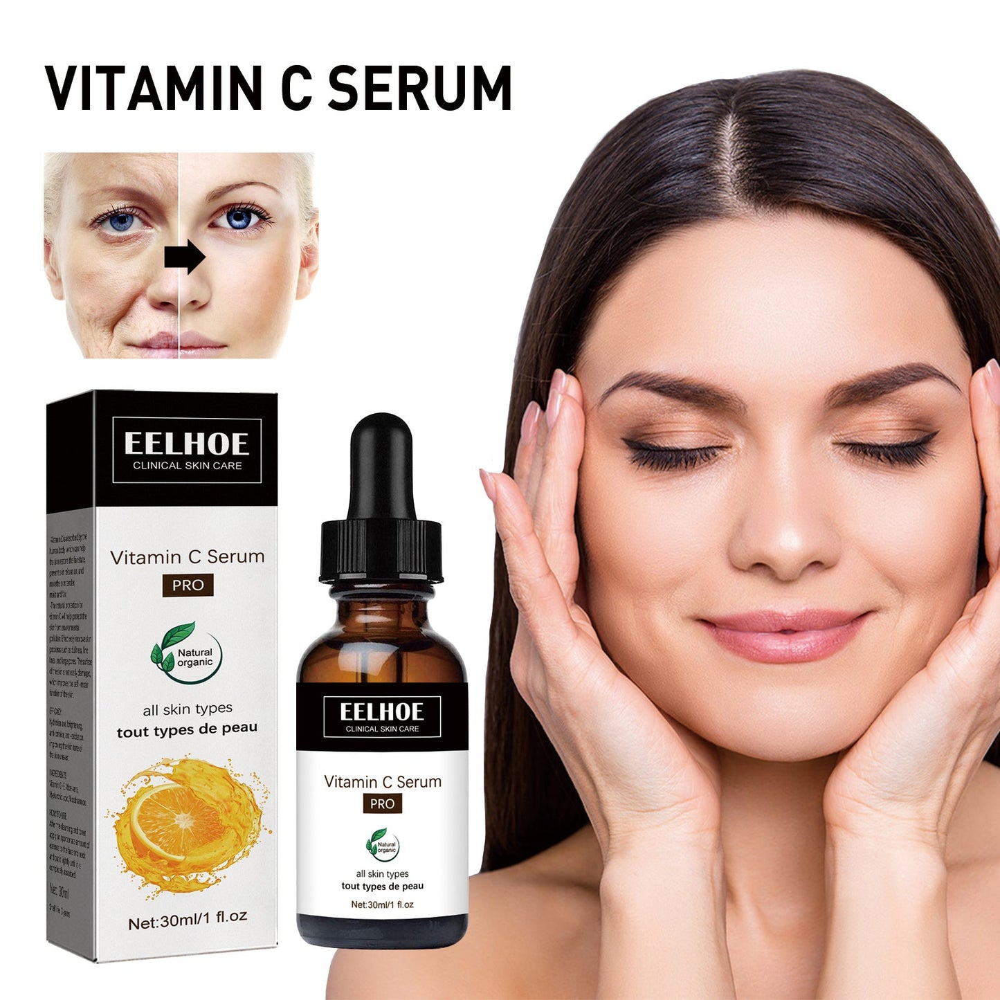 EELHOE Vitamin C Serum For Reducing The Appearance Of Fine Lines, Firming, And Moisturizing The Skin For A More Youthful Complexion My Store
