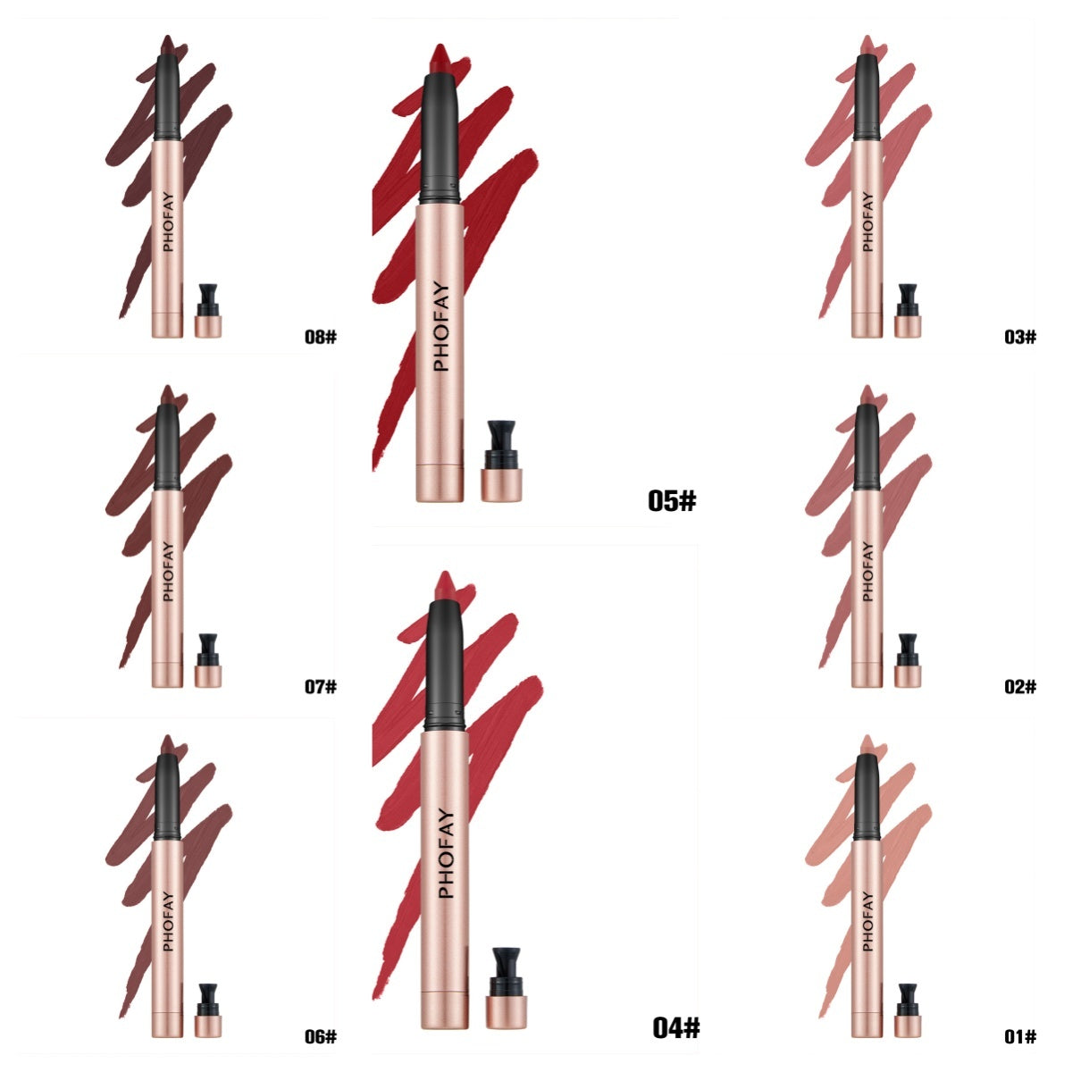 PHOFAY MATTE LIP LINER LIPSTICK PEN My Store