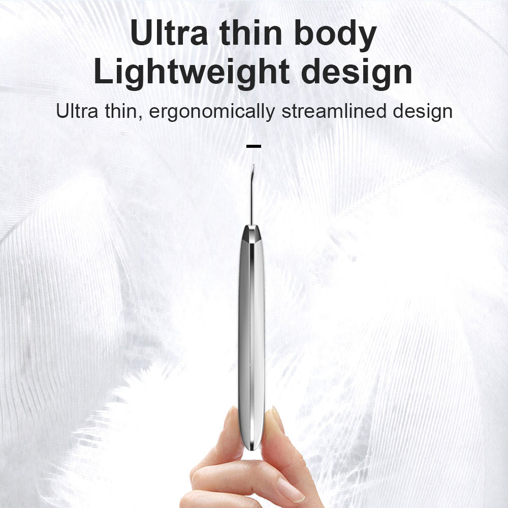 Electric Ultrasonic Skin Scrubber Face Spatula Home Ultrasonic Skin Scrubber Facial Cleaner Handheld Mini Derma Galvanica Tightening Face Scrubber Machine Skin Scrubber USB Ultrasonic My Store
