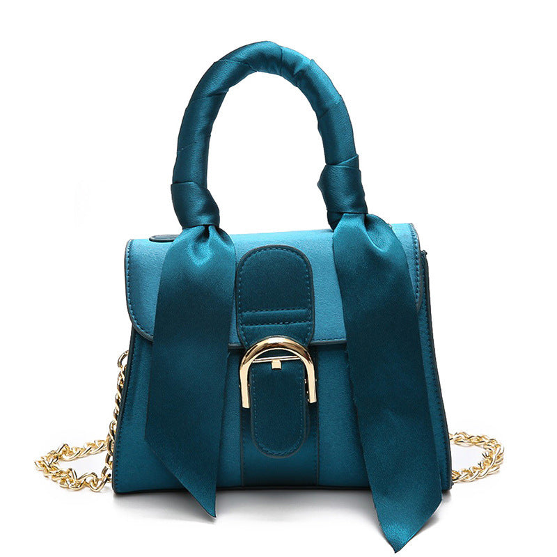 Female bag ladies shoulder bag fashion bow velvet handbag My Store