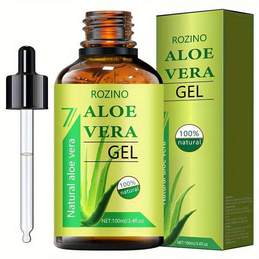 Aloe Vera Gel Moisturizing & Soothing Body Oil, Natural Essential Oil, Builds the Skin Barrier, Massages the Skin Texture & Soothes & Relaxes the Skin