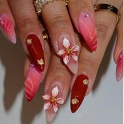 Minimani Spring Collections 10PCS Handmade Press on Nails Wedding Nails Reusablegel/Acrylic 2025 New Arrival
