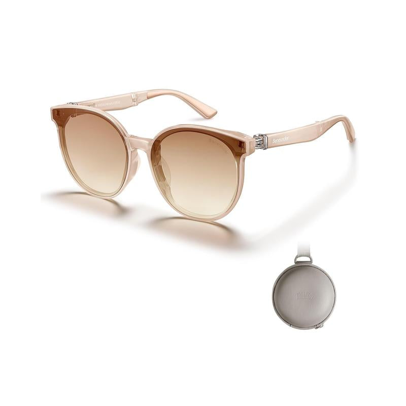BENEUNDER Chioh Polarized Foldable Sunglasses Men Women UV400, Cute anti Glare & Scratch Resistant Lens