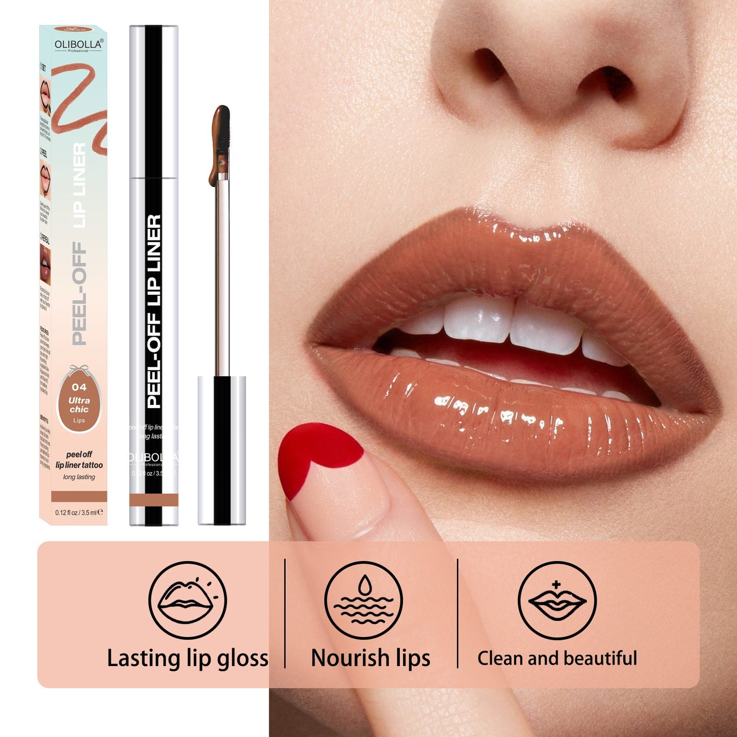 Pull Lip Liner Waterproof Long Lasting And Does Not Fade Lip Lacquer My Store