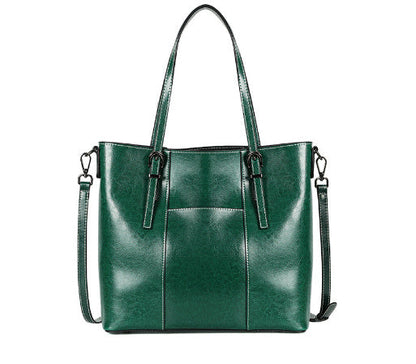 Big Bag Genuine Leather  Capacity Cowhide Messenger Bag Female Hand-held Tote My Store