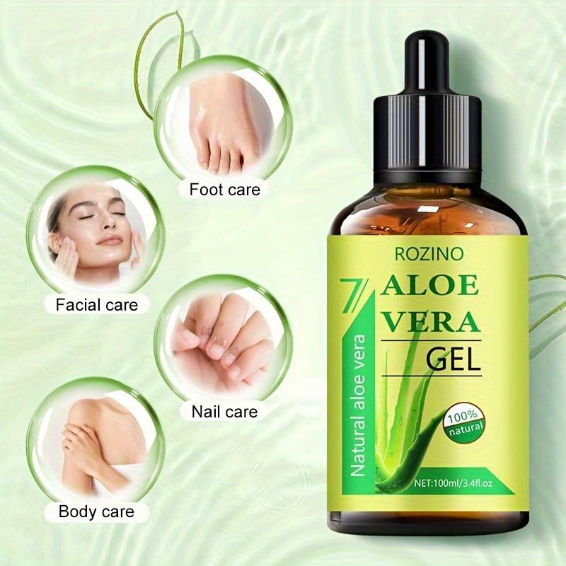 Aloe Vera Gel Moisturizing & Soothing Body Oil, Natural Essential Oil, Builds the Skin Barrier, Massages the Skin Texture & Soothes & Relaxes the Skin