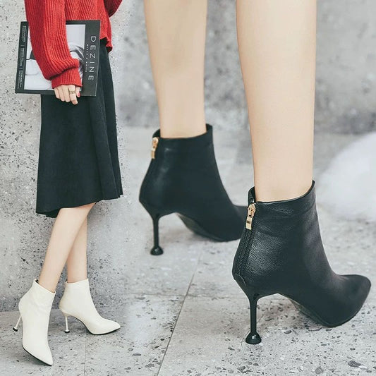 High Heels Women Winter Short Boots Stiletto My Store