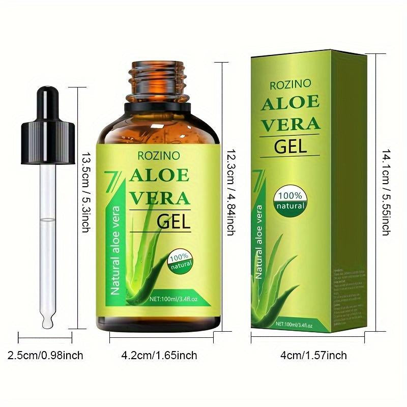 Aloe Vera Gel Moisturizing & Soothing Body Oil, Natural Essential Oil, Builds the Skin Barrier, Massages the Skin Texture & Soothes & Relaxes the Skin