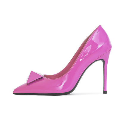 New Pointed Toe Stiletto Heel Rivet High Heels For Women My Store