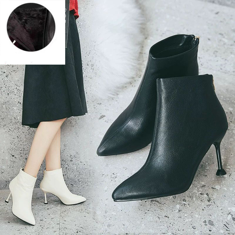 High Heels Women Winter Short Boots Stiletto My Store
