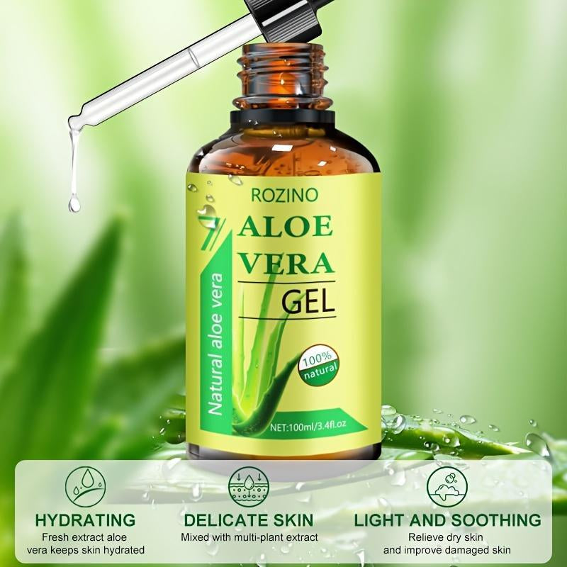 Aloe Vera Gel Moisturizing & Soothing Body Oil, Natural Essential Oil, Builds the Skin Barrier, Massages the Skin Texture & Soothes & Relaxes the Skin